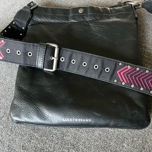 Lucky brand crossbody leather